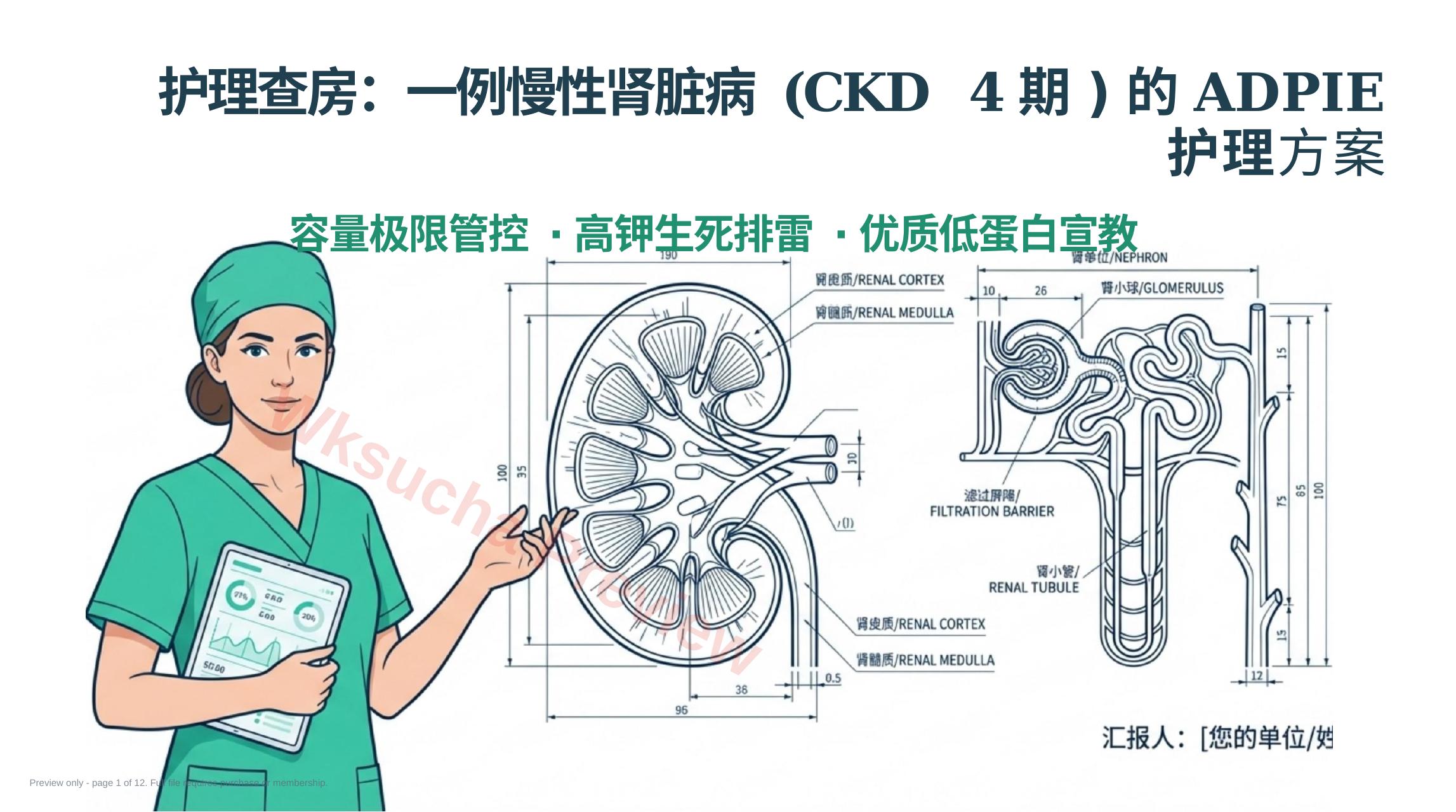 慢性肾脏病护理查房