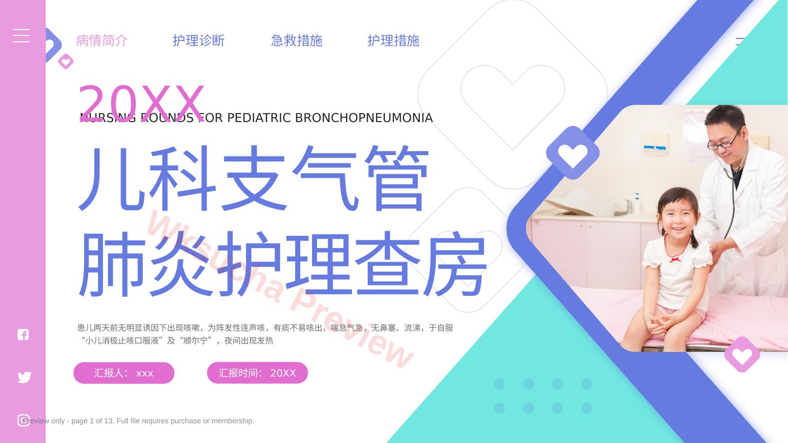 儿科支气管肺炎护理查房1