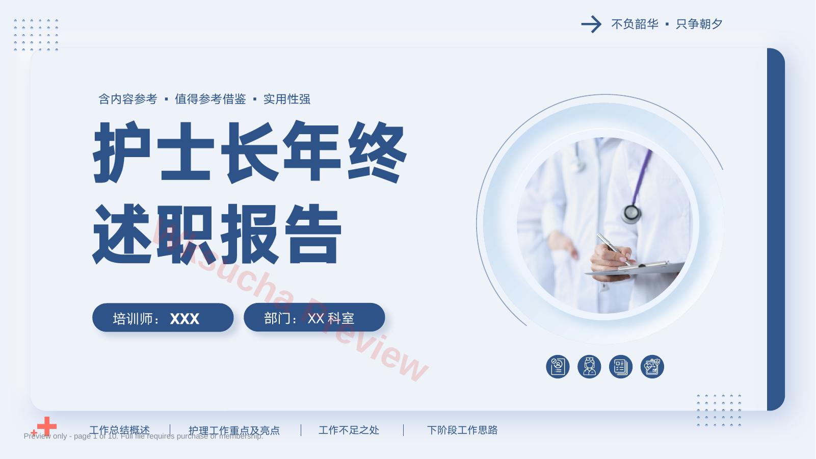 医院护士长年终工作总结及计划54