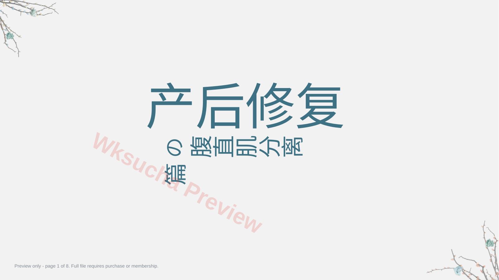 产后修复-腹直肌分离课件
